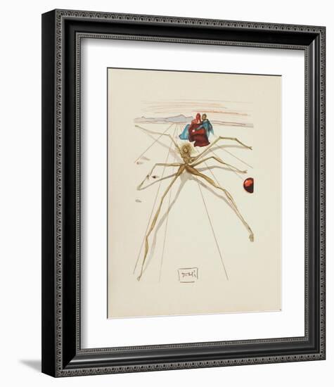 Divine Comedie, Purgatoire 17: Quittant la corniche-Salvador Dalí-Framed Collectable Print