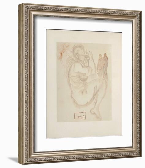 Divine Comedie, Purgatoire 19: Le songe de Dante-Salvador Dalí-Framed Collectable Print