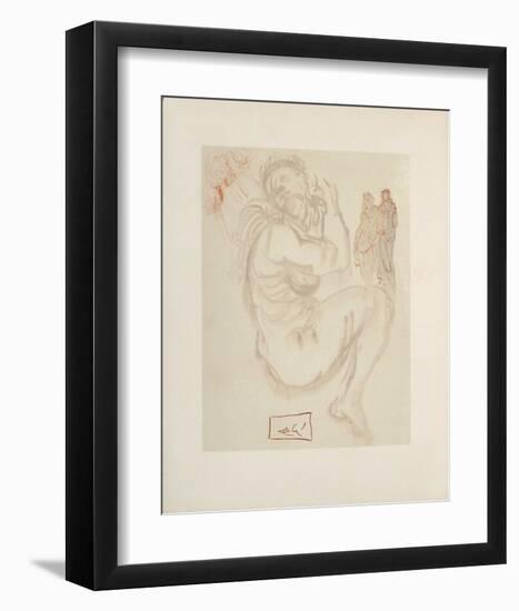 Divine Comedie, Purgatoire 19: Le songe de Dante-Salvador Dalí-Framed Collectable Print