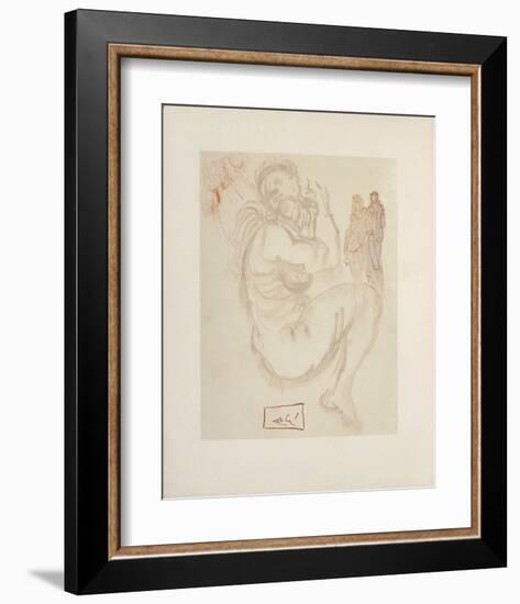 Divine Comedie, Purgatoire 19: Le songe de Dante-Salvador Dalí-Framed Collectable Print