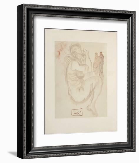 Divine Comedie, Purgatoire 19: Le songe de Dante-Salvador Dalí-Framed Collectable Print