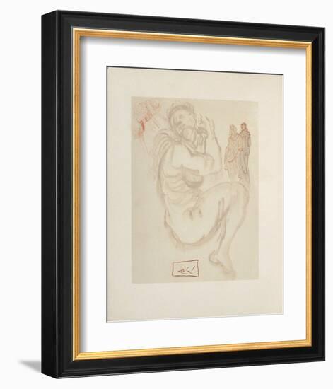 Divine Comedie, Purgatoire 19: Le songe de Dante-Salvador Dalí-Framed Collectable Print