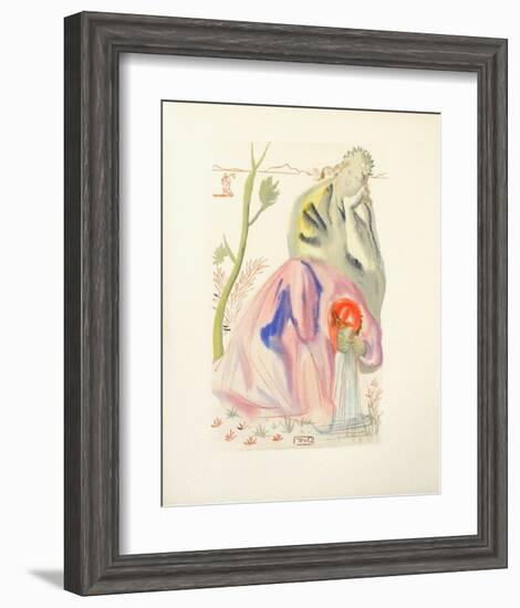 Divine Comedie, Purgatoire 21: La source-Salvador Dalí-Framed Premium Edition