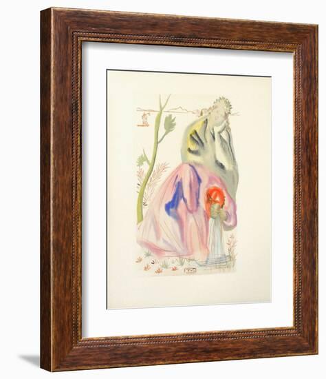 Divine Comedie, Purgatoire 21: La source-Salvador Dalí-Framed Premium Edition