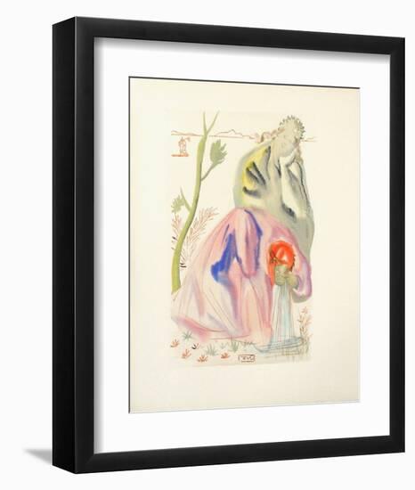 Divine Comedie, Purgatoire 21: La source-Salvador Dalí-Framed Premium Edition