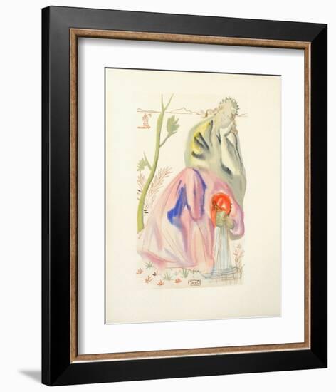 Divine Comedie, Purgatoire 21: La source-Salvador Dalí-Framed Premium Edition