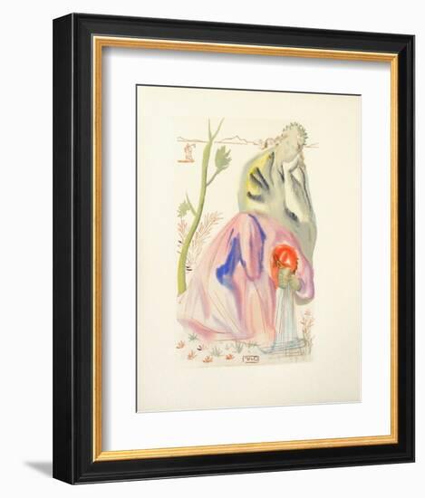 Divine Comedie, Purgatoire 21: La source-Salvador Dalí-Framed Premium Edition