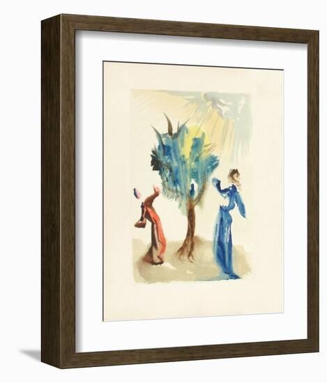 Divine Comedie, Purgatoire 24: L'arbre du chatiment-Salvador Dalí-Framed Collectable Print