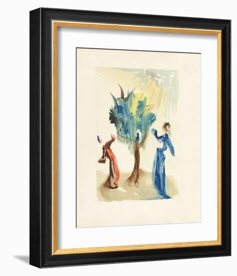 Divine Comedie, Purgatoire 24: L'arbre du chatiment-Salvador Dalí-Framed Collectable Print