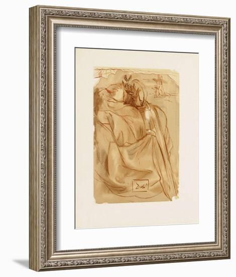 Divine Comedie, Purgatoire 30: L'annonce d'un grand evenement-Salvador Dalí-Framed Collectable Print