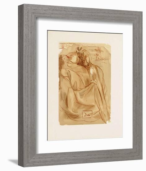 Divine Comedie, Purgatoire 30: L'annonce d'un grand evenement-Salvador Dalí-Framed Collectable Print