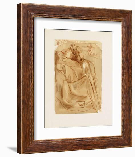 Divine Comedie, Purgatoire 30: L'annonce d'un grand evenement-Salvador Dalí-Framed Collectable Print