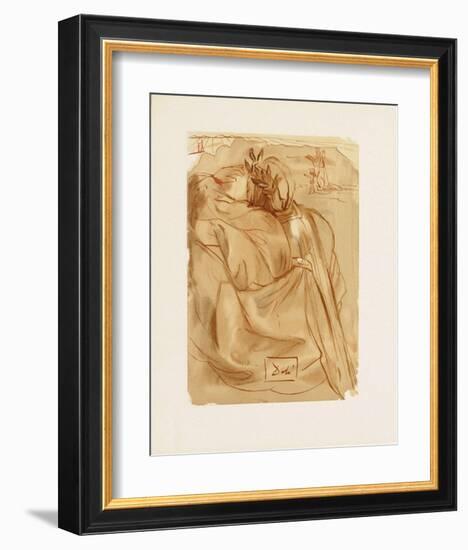 Divine Comedie, Purgatoire 30: L'annonce d'un grand evenement-Salvador Dalí-Framed Collectable Print