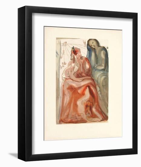 Divine Comedie, Purgatoire 31: La confession de Dante-Salvador Dalí-Framed Collectable Print