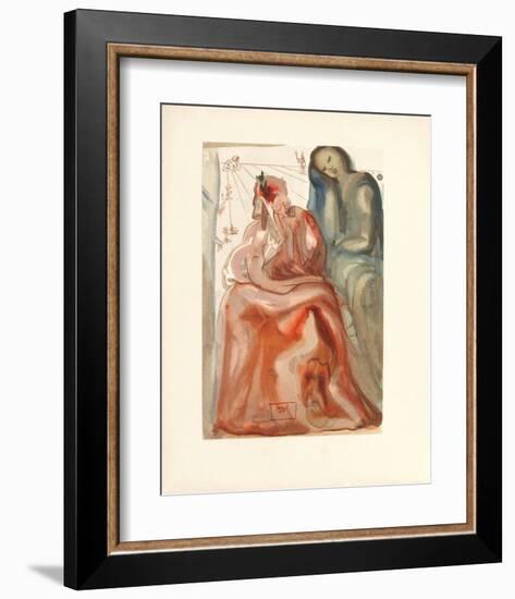 Divine Comedie, Purgatoire 31: La confession de Dante-Salvador Dalí-Framed Collectable Print