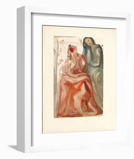 Divine Comedie, Purgatoire 31: La confession de Dante-Salvador Dalí-Framed Collectable Print