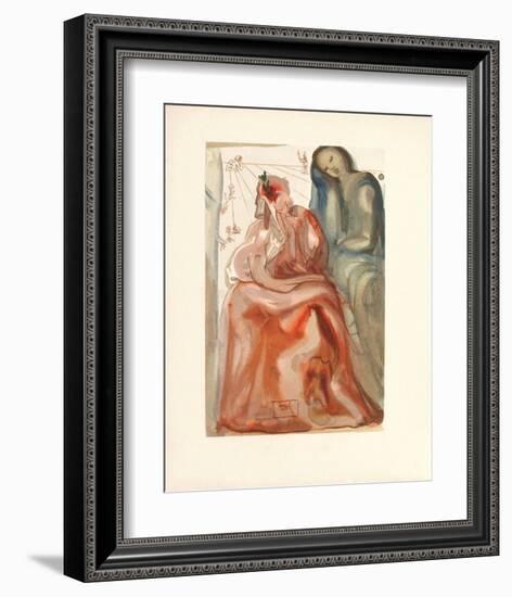 Divine Comedie, Purgatoire 31: La confession de Dante-Salvador Dalí-Framed Collectable Print