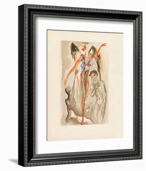 Divine Comedie, Purgatoire 32: Le Paradis terrestre-Salvador Dalí-Framed Collectable Print