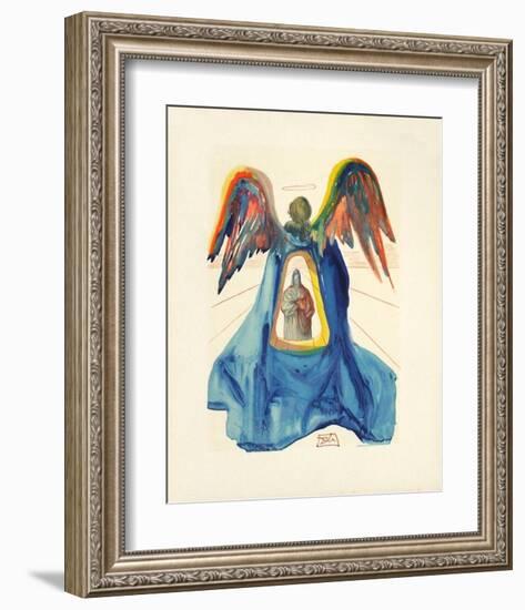 Divine Comedie, Purgatoire 33: Dante purifie-Salvador Dalí-Framed Premium Edition