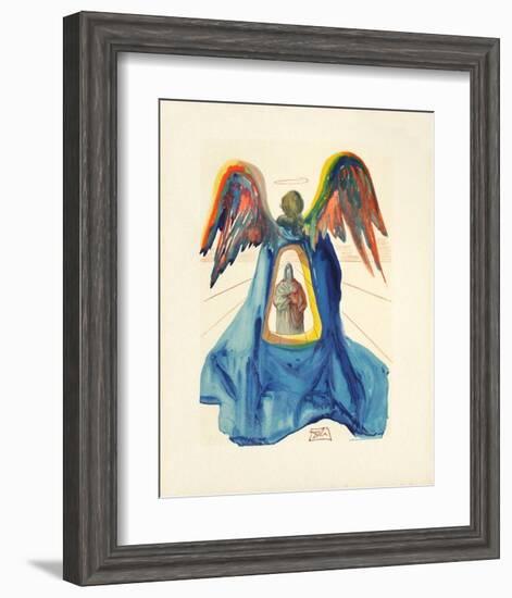 Divine Comedie, Purgatoire 33: Dante purifie-Salvador Dalí-Framed Premium Edition