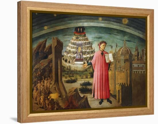 Divine Comedy-Dante Alighieri-Framed Premier Image Canvas