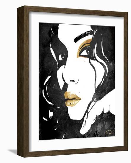 Divine Gold-OnRei-Framed Art Print