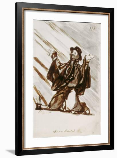 Divine Liberty-Francisco de Goya-Framed Giclee Print