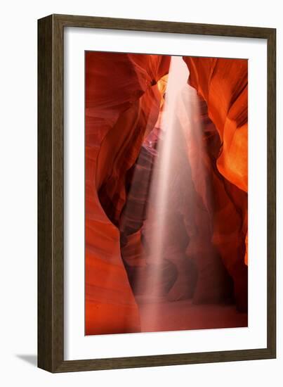 Divine Light Inside Antelope Canyon, Arizona-null-Framed Photographic Print