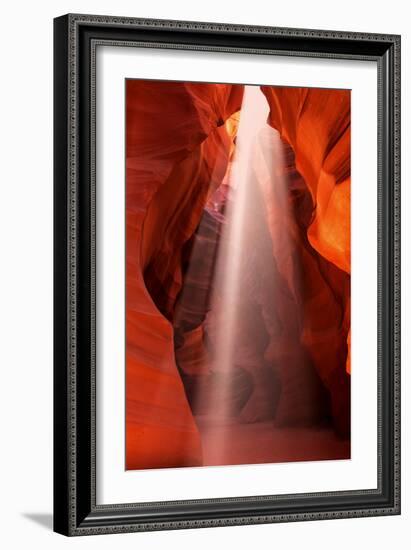 Divine Light Inside Antelope Canyon, Arizona-null-Framed Photographic Print