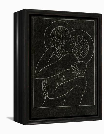 Divine Lovers, 1922-Eric Gill-Framed Premier Image Canvas