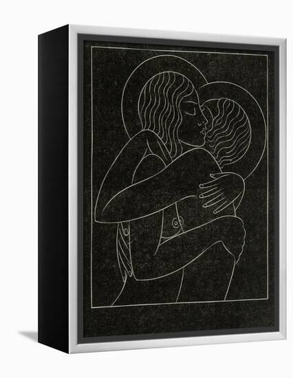 Divine Lovers, 1922-Eric Gill-Framed Premier Image Canvas