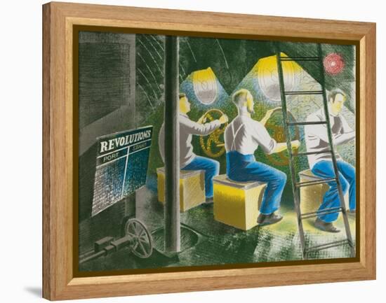 Diving Controls Number 2, 1941-Eric Ravilious-Framed Premier Image Canvas