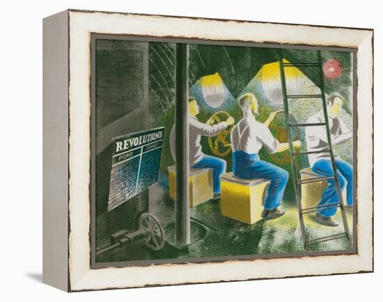 Diving Controls Number 2, 1941-Eric Ravilious-Framed Premier Image Canvas