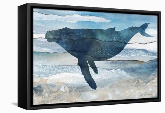 Diving Deep II-Carol Robinson-Framed Stretched Canvas