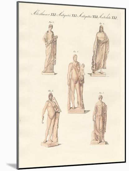 Divinities of the Greeks and Romans-null-Mounted Giclee Print