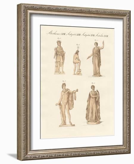 Divinities of the Greeks and Romans-null-Framed Giclee Print