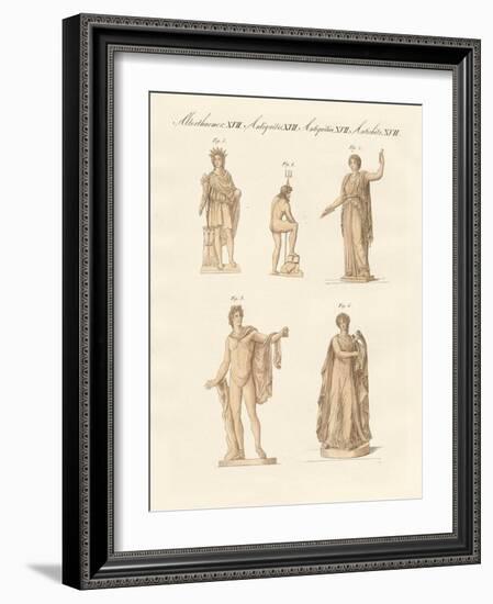 Divinities of the Greeks and Romans-null-Framed Giclee Print