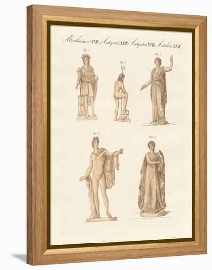 Divinities of the Greeks and Romans-null-Framed Premier Image Canvas