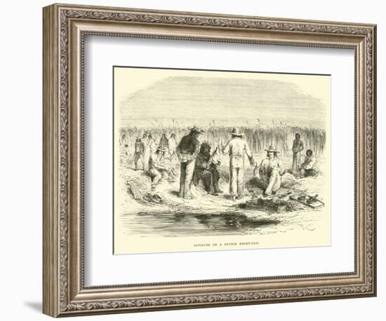 Division of a Cotton Night-Cap-Édouard Riou-Framed Giclee Print