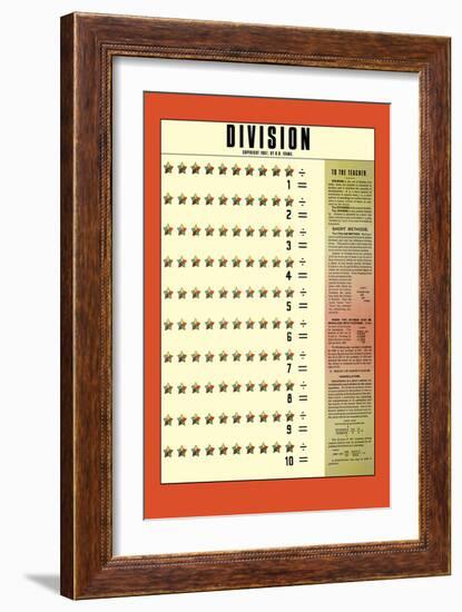 Division-null-Framed Art Print