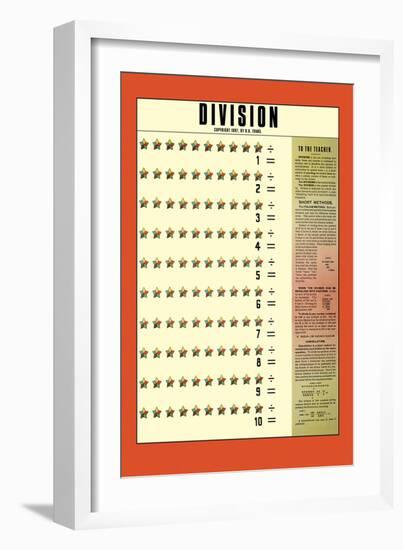 Division-null-Framed Art Print