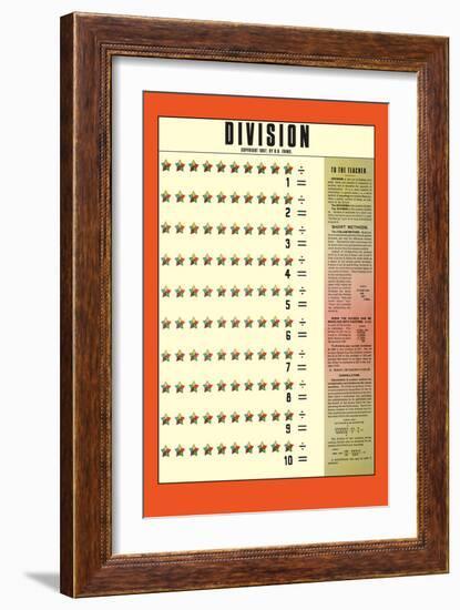 Division-null-Framed Art Print