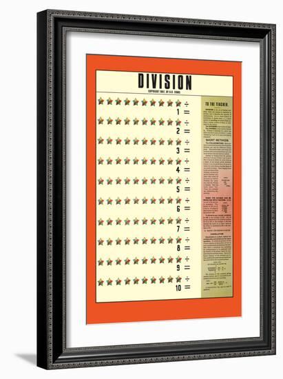 Division-null-Framed Art Print