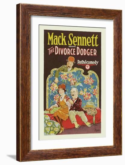 Divorce Dodger-Mack Sennett-Framed Art Print