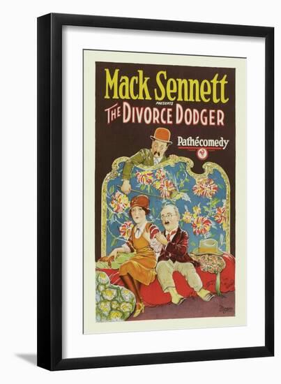 Divorce Dodger-Mack Sennett-Framed Art Print