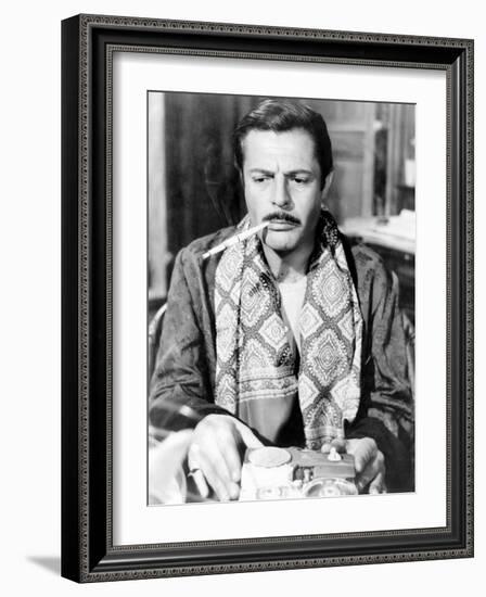 Divorce - Italian Style, Marcello Mastroianni, 1961-null-Framed Photo