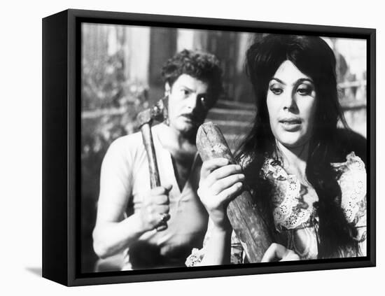 Divorce - Italian Style, Marcello Mastroianni, Daniela Rocca, 1961-null-Framed Stretched Canvas