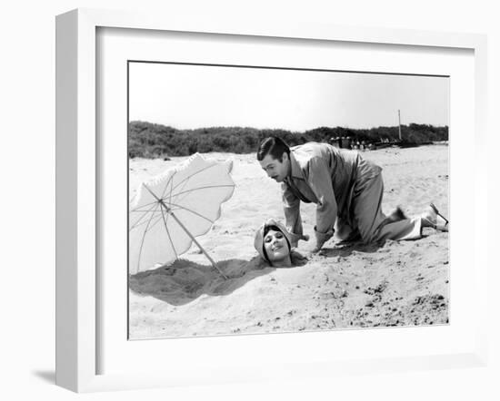 Divorce - Italian Style, Marcello Mastroianni, Daniela Rocca, 1961-null-Framed Photo