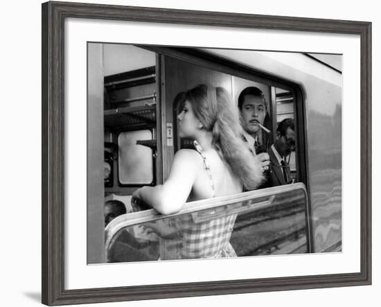 Divorce - Italian Style, Stefania Sandrelli, Marcello Mastroianni, 1961-null-Framed Photo