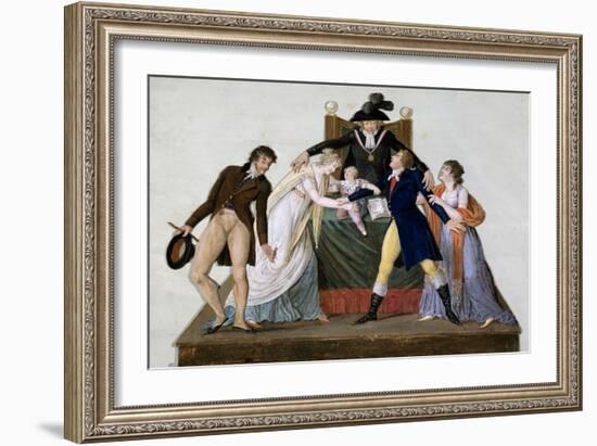 Divorce, Reconciliation-null-Framed Giclee Print